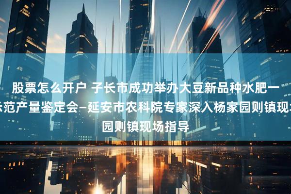 股票怎么开户 子长市成功举办大豆新品种水肥一体化示范产量鉴定会—延安市农科院专家深入杨家园则镇现场指导